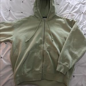light green brandy melville hoodie
